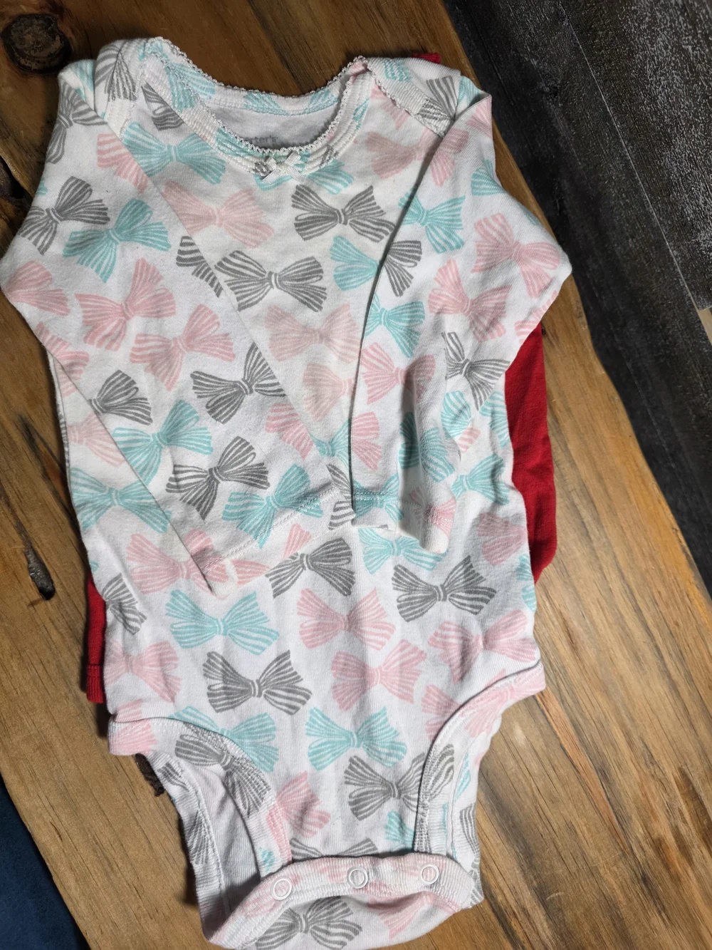 Baby Girl 12M Onsie Bundle